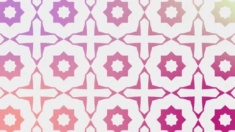 Multicolored Kaleidoscope Abstract Ornamental Pattern Beautiful Background Stock Footage 157655668