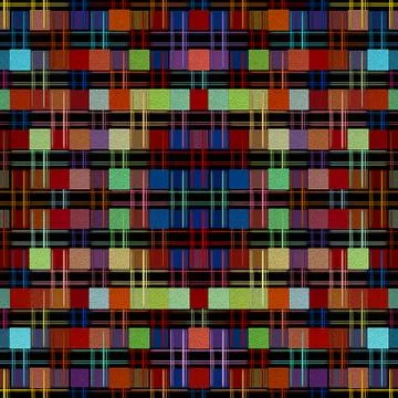Multicolored kaleidoscope and square shape pattern as abstract background. 스톡 일러스트