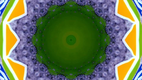 Multicolored kaleidoscope in motion. Stock Footage 121618132