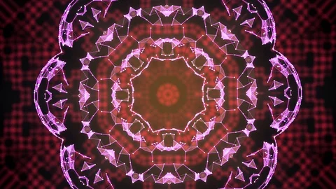 Multicolored kaleidoscope sequence patterns animation which can be used as a Stock Footage 121935892