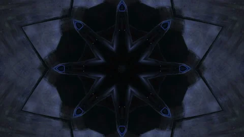 Multicolored Kaleidoscope Sequence Patterns Stock Footage 120983613