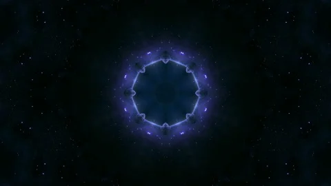 Multicolored Kaleidoscope Sequence Patterns Stock Footage 120983632