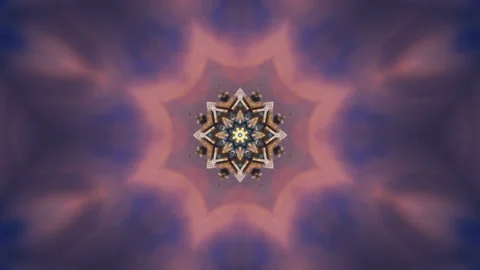 Multicolored Kaleidoscope Sequence Patterns Stock Footage 120983988