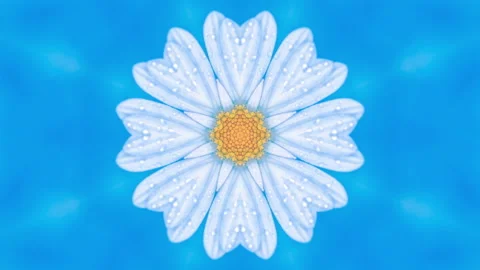 Multicolored Kaleidoscope Sequence Patterns Stock Footage 120984730