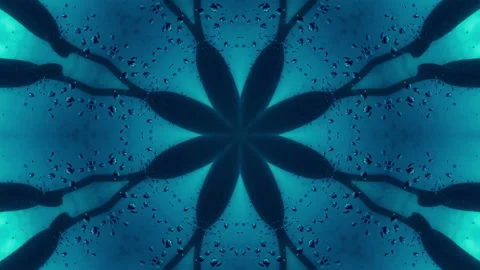 Multicolored Kaleidoscope Sequence Patterns Stock Footage 120990689
