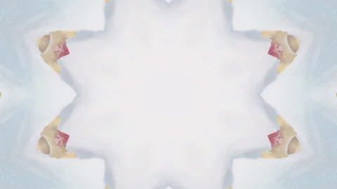 Multicolored Kaleidoscope Sequence Patterns Stock Footage 121703518