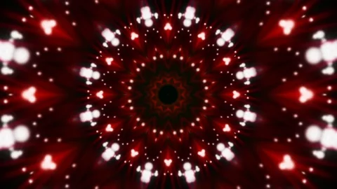 Multicolored kaleidoscope sequence patterns Seamless loop Stock Footage 97657450