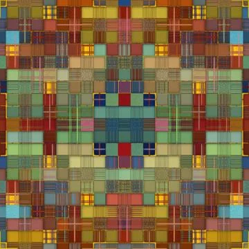 Multicolored kaleidoscope square shape pattern.abstract background. 스톡 일러스트