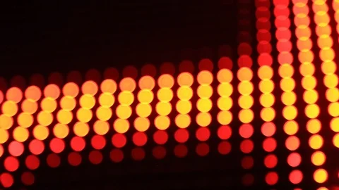 Multicolored led light panel at the night club Stock Footage 114570315