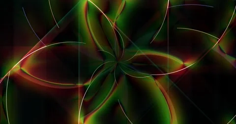 Multicolored light beams form patterns Stock Footage 285498531