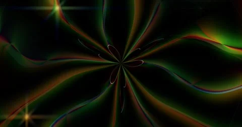 Multicolored light beams form patterns. Twinkling stars Stock Footage 285498646