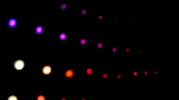 Multicolored light chase background Stock-Footage 85664611