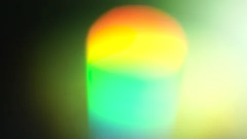 Multicolored light leaks and flares in 4k on black background. Stock Footage 135480429