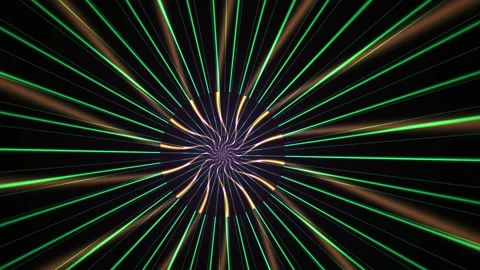 Multicolored Light Rays Emitting from Center. Stock Footage 335963490