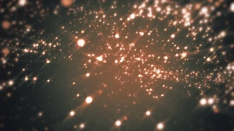 Multicolored light shine particles bokeh, holiday concept. Christmas animated Video stock 82447715