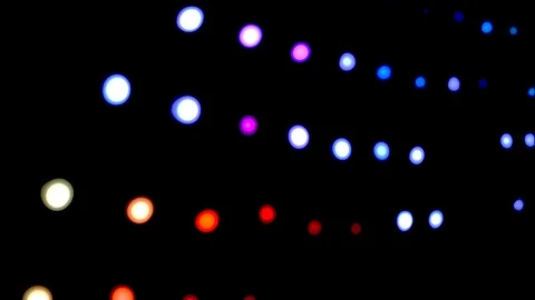 Multicolored Lights Background Stock Footage 85664270