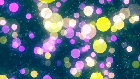 Multicolored lights with bokeh. Abstract background. Stock Illustration