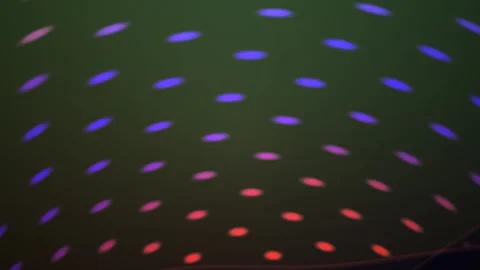 Multicolored lights on a dark background. Stock Footage 335533070