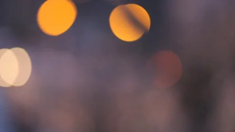 Multicolored lights, moving in the dark. Blurring background, вoke. Stock Footage 69261622