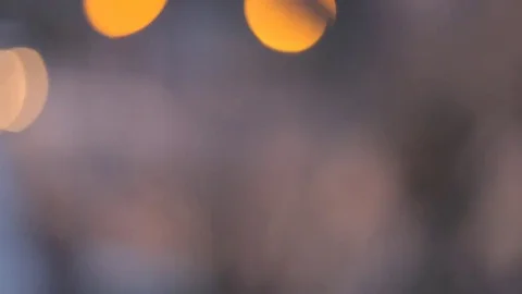 Multicolored lights, moving in the dark. Blurring background, вoke. Video stock 69261994