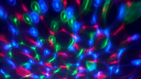 Multicolored lights moving. Video stock 147321179