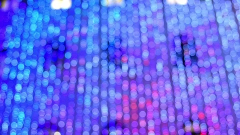 Multicolored lights on the wall building. Saint-Petersburg. Russia Stock Footage 166859488