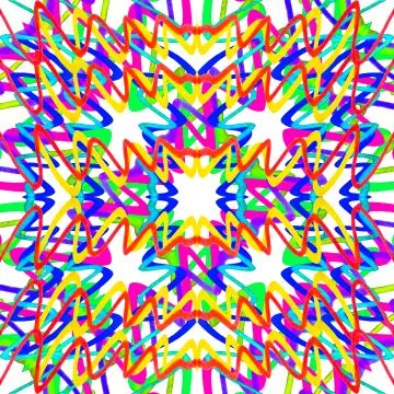 Multicolored Linear Seamless Pattern Design 스톡 일러스트