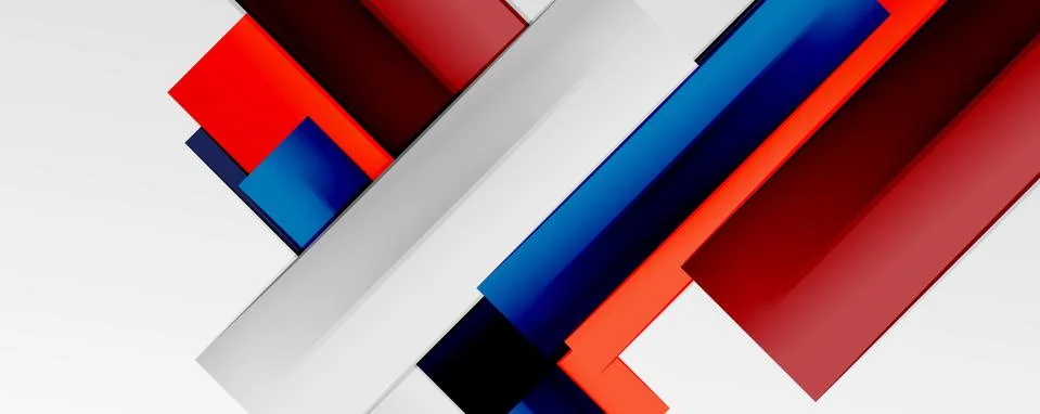 Multicolored lines background. Design template for business or technology 스톡 일러스트