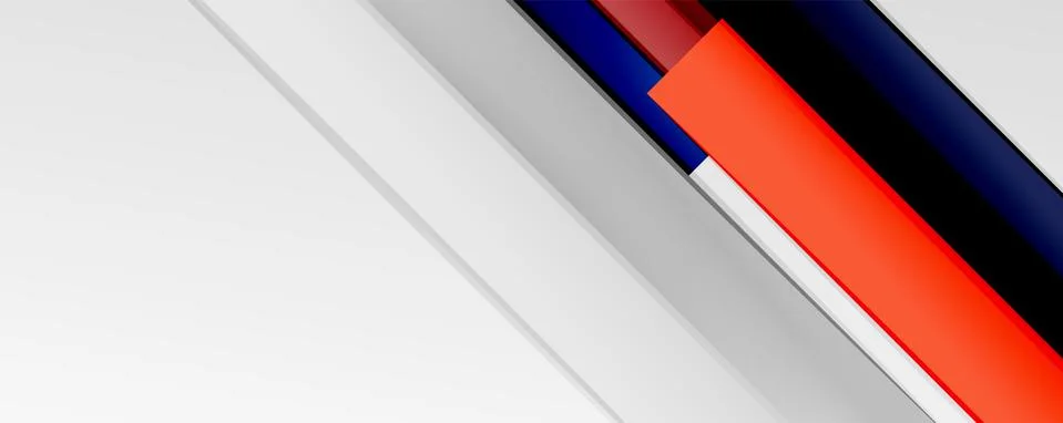 Multicolored lines background. Design template for business or technology Stock Illustration
