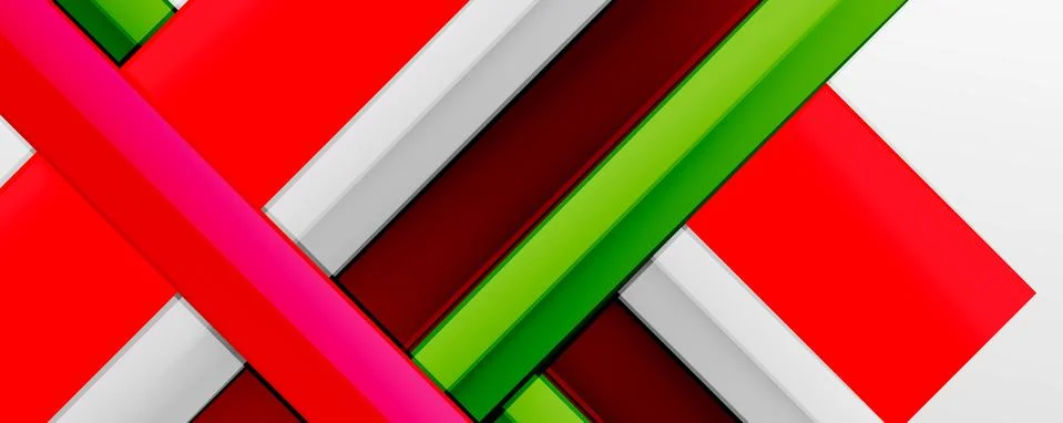 Multicolored lines background. Design template for business or technology 스톡 일러스트