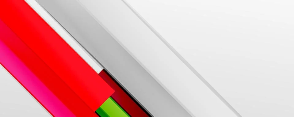 Multicolored lines background. Design template for business or technology Stock Illustration
