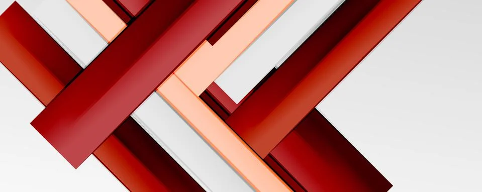 Multicolored lines background. Design template for business or technology Stock Illustration