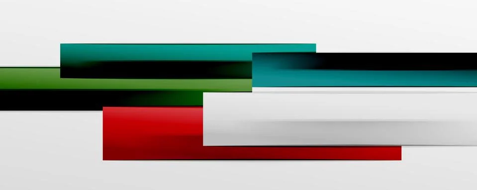 Multicolored lines background. Design template for business or technology Stock Illustration