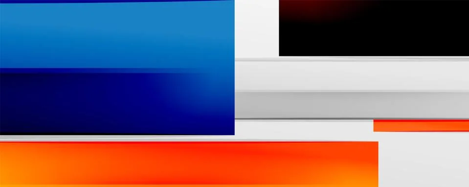 Multicolored lines background. Design template for business or technology Stock Illustration