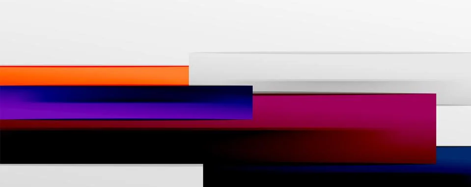 Multicolored lines background. Design template for business or technology 스톡 일러스트