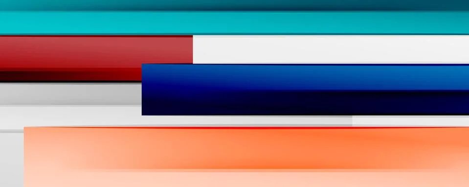 Multicolored lines background. Design template for business or technology Stock Illustration