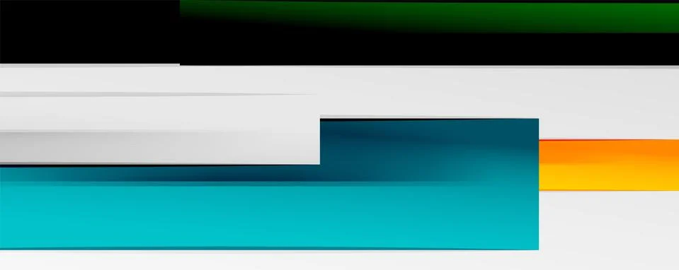 Multicolored lines background. Design template for business or technology Stock Illustration
