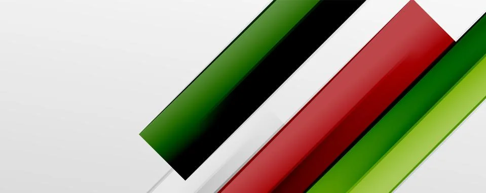 Multicolored lines background. Design template for business or technology Stock Illustration