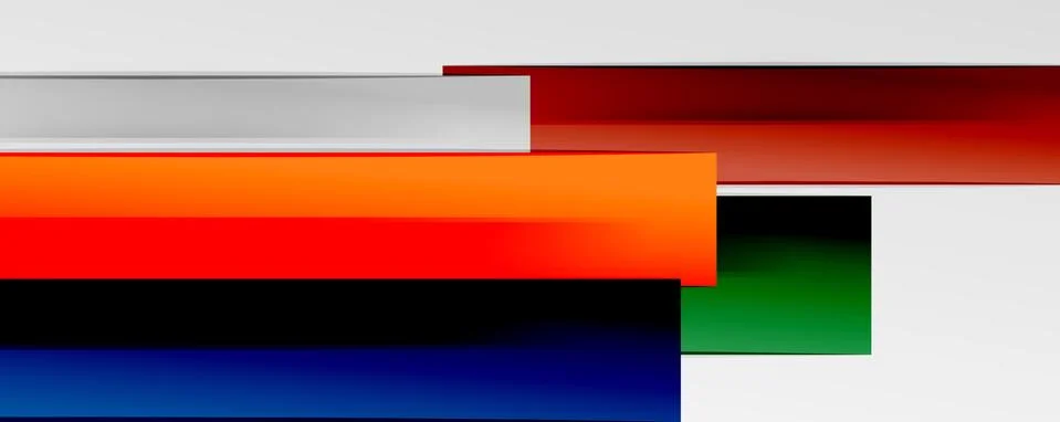 Multicolored lines background. Design template for business or technology Stock Illustration