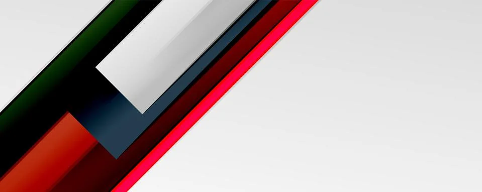 Multicolored lines background. Design template for business or technology 스톡 일러스트