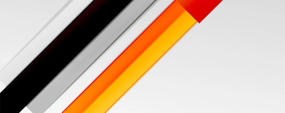 Multicolored lines background. Design template for business or technology Stock Illustration