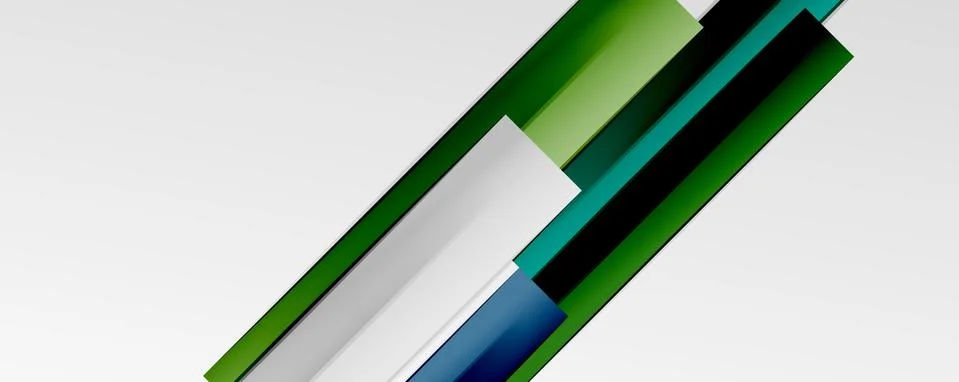 Multicolored lines background. Design template for business or technology Stock Illustration