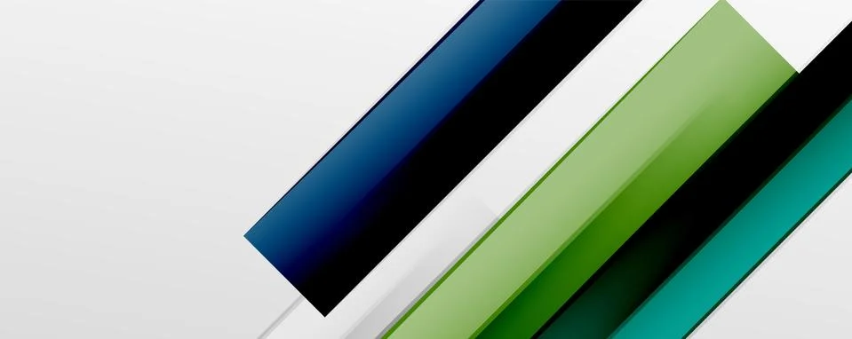 Multicolored lines background. Design template for business or technology Stock Illustration