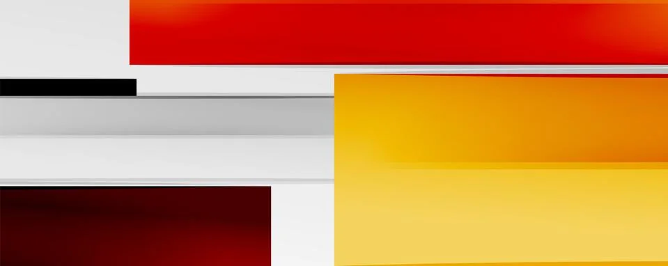 Multicolored lines background. Design template for business or technology Illustrazione stock