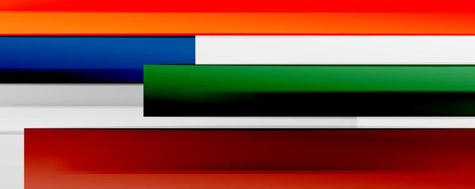 Multicolored lines background. Design template for business or technology Stock Illustration