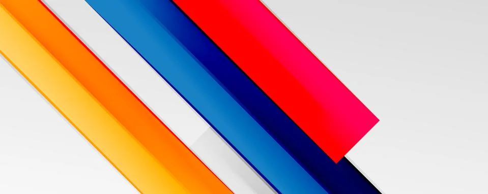 Multicolored lines background. Design template for business or technology 스톡 일러스트