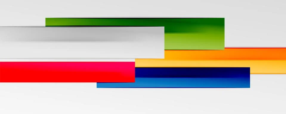 Multicolored lines background. Design template for business or technology 스톡 일러스트