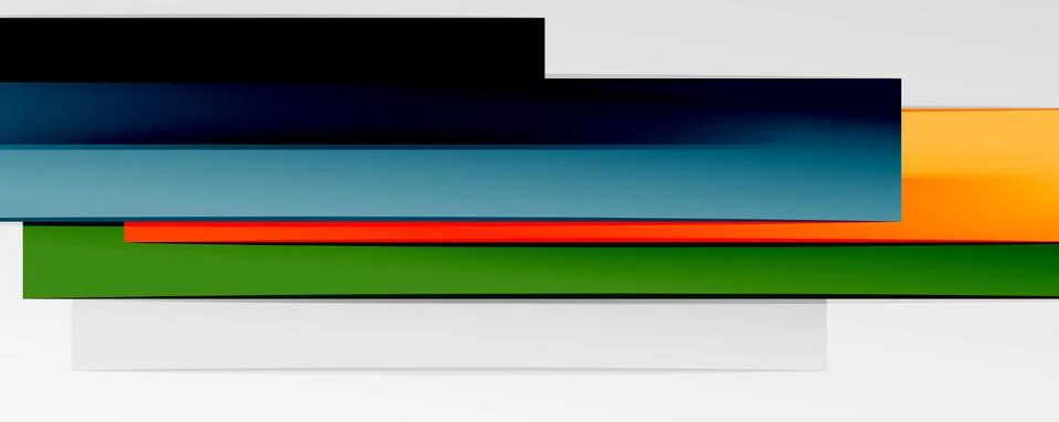 Multicolored lines background. Design template for business or technology Stock Illustration