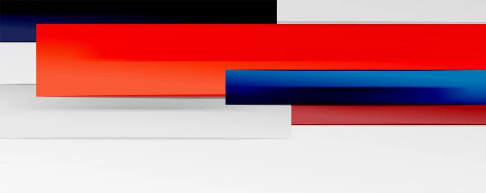 Multicolored lines background. Design template for business or technology Illustrazione stock