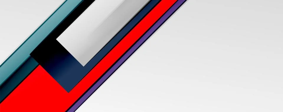 Multicolored lines background. Design template for business or technology 스톡 일러스트